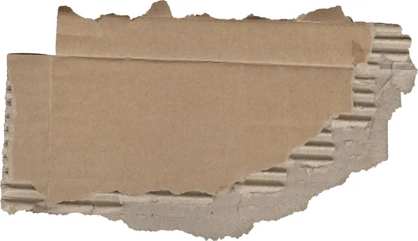 Zerrissene Kartonstrukturen Ein Stück Papppapier — Stockfoto