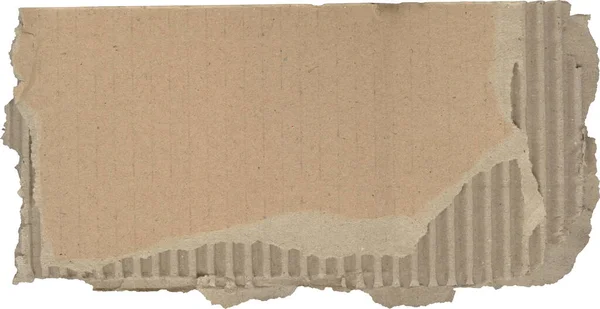 Zerrissene Kartonstrukturen Ein Stück Papppapier — Stockfoto