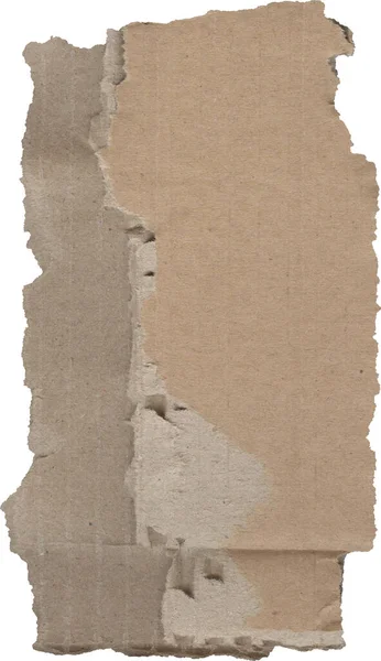 Σκισμένες Υφές Από Χαρτόνι Ένα Κομμάτι Χαρτί Από Χαρτόνι — Φωτογραφία Αρχείου