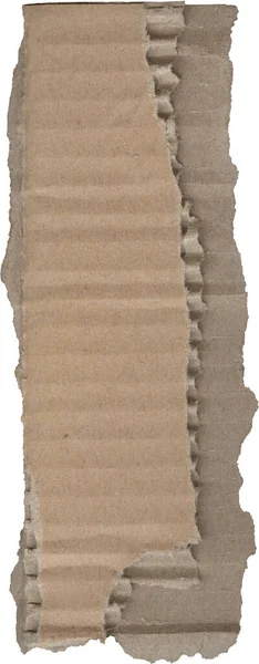 Roztrhané Lepenkové Textury Kus Lepenkového Papíru — Stock fotografie