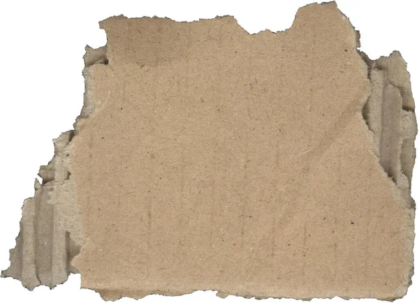 Rozdarte Tekturowe Tekstury Kawałek Kartonu — Zdjęcie stockowe