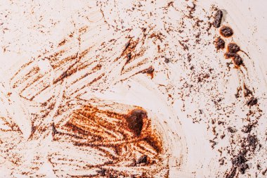 Desenli toprak yüzey, kusursuz kirli doku.