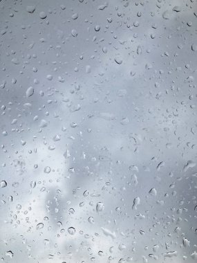 Camdaki damlaların dokusu