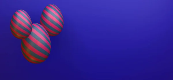 Osterposter Und Banner Frohe Ostern Hintergrund Mit Eiern Arbeit Und — Stockfoto