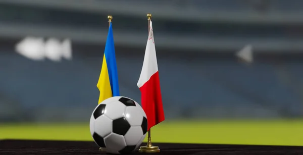 Uefa Euro 2024 Soccer Ukraine Malta European Championship Qualification Ukraine — стокове фото