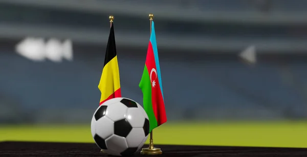 Uefa Euro 2024 Soccer Belgium Azerbaijan Championnat Europe Qualification Belgique — Photo