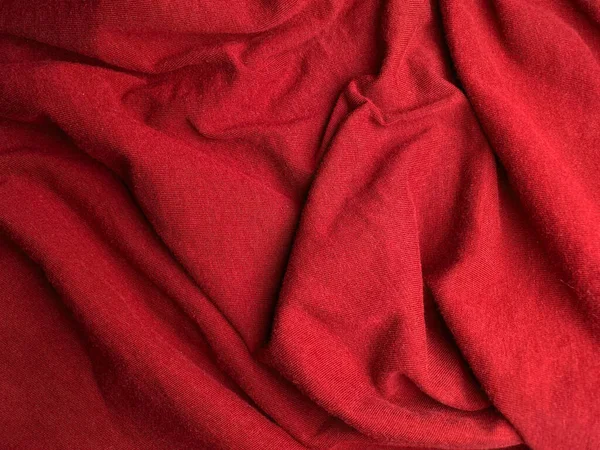 Red Fabric Texture Seamless Red Background — Stock Photo, Image