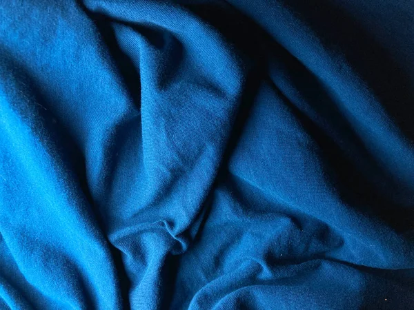 Blue fabric texture seamless, Blue background