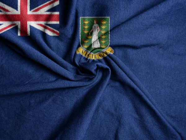 Bandera Tela Las Islas Vírgenes Británicas Bandera Nacional Las Islas —  Fotos de Stock
