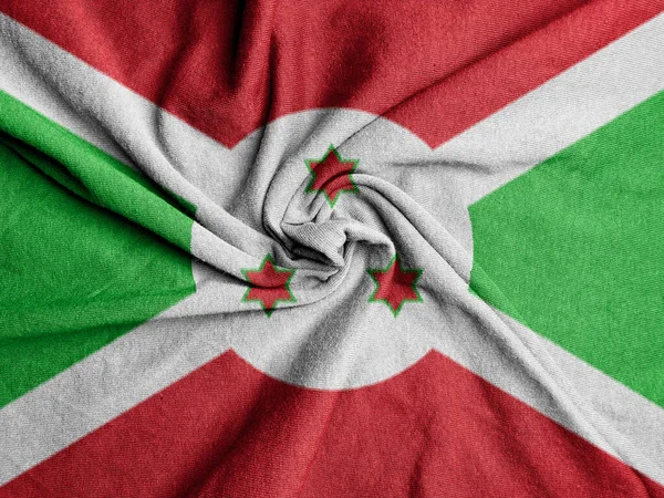 Burundi Nin Bayrağı Burundi Nin Ulusal Bayrağı — Stok fotoğraf