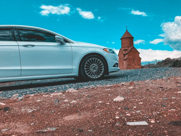 2015 Ford Fusion Titanium Ecoboost Jerevan Armenië 2023 April — Stockfoto