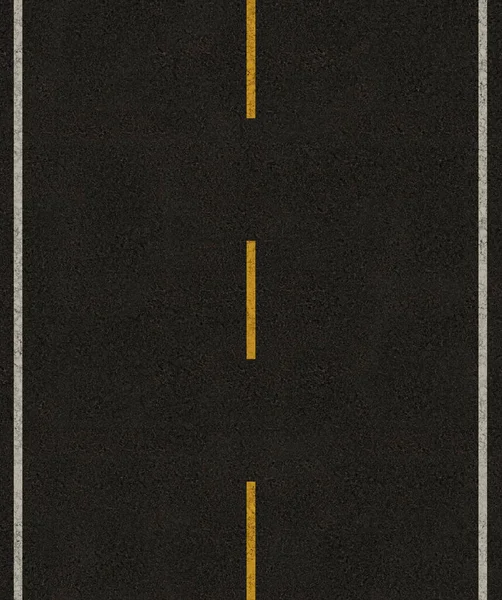 沥青路面标记 路面标记 — 图库照片