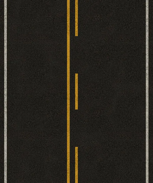 沥青路面标记 路面标记 — 图库照片