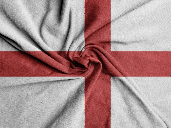 Υφασμάτινη Σημαία Αγγλίας Εθνική Σημαία Αγγλίας — Φωτογραφία Αρχείου