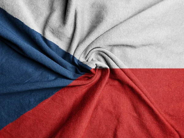 チェコ国旗 チェコ国旗 チェコ国旗 — ストック写真