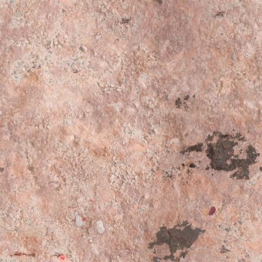 Beton hasar görmüş, betonun dokusu zarar görmüş.