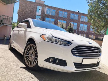 2015 Ford Füzyon Titanyum 2.0 ekoboost. Erivan, Ermenistan - 2023 Mayıs 07