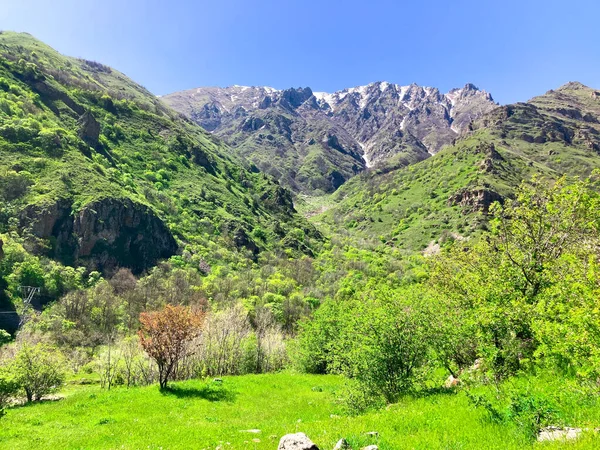 Beau Paysage Naturel Montagne Ciel Bleu Arménie Vayots Dzor Province — Photo