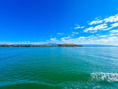 Sevan Gölü adası, Ermenistan 'ın güzel doğası, Ermenistan' ın Sevan Köyü