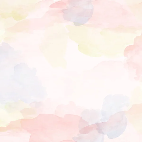 Multicolored Pastel Watercolor Background Vector — Stock Vector