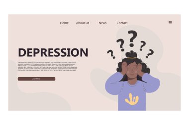 Depresyon iniş sayfası. Ruh sağlığı sorunları