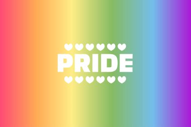 Arka plan afişi gradyan gururu. Gurur ayı