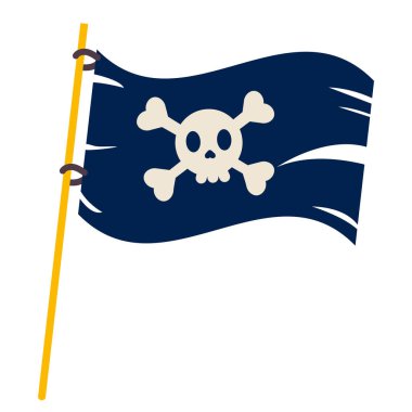 Düz biçimli korsan bayrağı