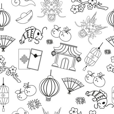Kusursuz ana hatları Çin yeni yıl unsurları