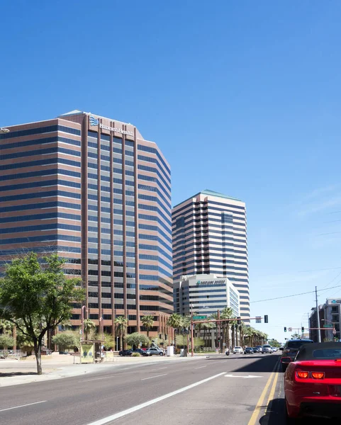 Phoenix Marzo 2023 Metal Estatal Cobre Que Colorea Edificios Gran — Foto de Stock