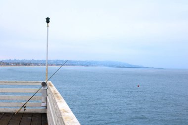 Pasifik sahil şeridi manzaralı Crystal Rıhtımı, San Diego, California