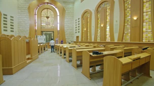 Torah Dans Synagogue Importance Religion Pour Les Juifs Beaux Clichés — Video