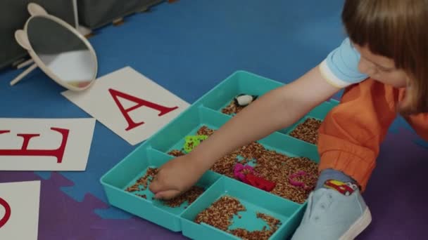 Ein Kind Und Eine Lehrerin Teilen Glücksmomente Während Des Hausaufgabenunterrichts — Stockvideo