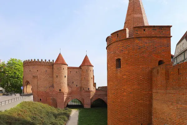 stock image Scenic View of Historic Landmarks in Poland  Iconic Polish Architecture and Cultural Heritage