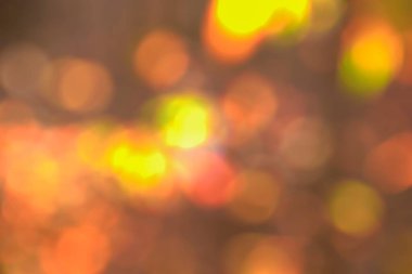 Tasarım ve Yaratıcılık İçin Altın Portakal Tonları Altında Bulanık Özgeçmiş Sıcak ve Yumuşak Arkaplan