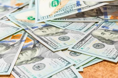 100 ABD Doları Yakın Çekim Zenginlik ve Mali İstikrar Sembolü