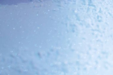 Soyut Mavi Parıltı Arkaplanı Kış Kış Parıltıları ve Tatil Atmosferi