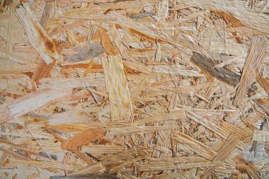 OSB yönetim kurulunun çok renkli ahşap talaşlarıyla yakın çekim dokusu