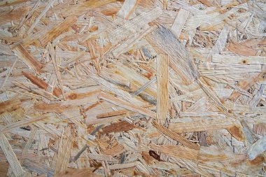 OSB yönetim kurulunun çok renkli ahşap talaşlarıyla yakın çekim dokusu