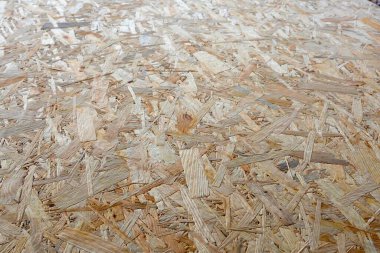 OSB yönetim kurulunun çok renkli ahşap talaşlarıyla yakın çekim dokusu