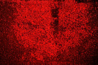 Aydınlatma ve soyut endüstriyel arkaplan ile sert kırmızı-siyah doku