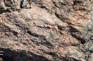 Detaylı dokuya sahip doğal sert taş yüzeyi