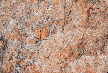 Doğal Turuncu ve Gri Kaya Dokusunun Macro Görünümü Jeoloji ve Doğa Arkaplanı