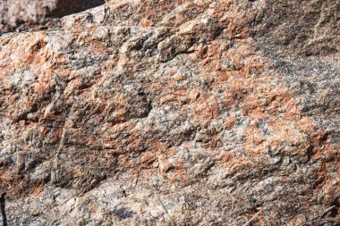 Sert granit kaya yüzey dokusu yakın çekim
