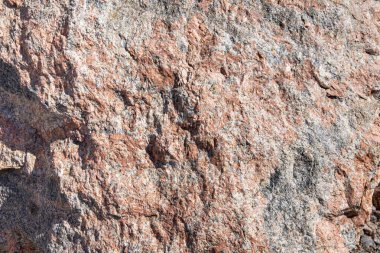 Sert granit kaya yüzey dokusu yakın çekim