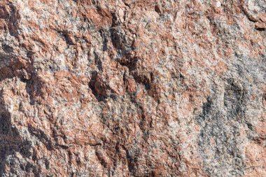Sert granit kaya yüzey dokusu yakın çekim