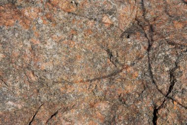 Sert granit kaya yüzey dokusu yakın çekim