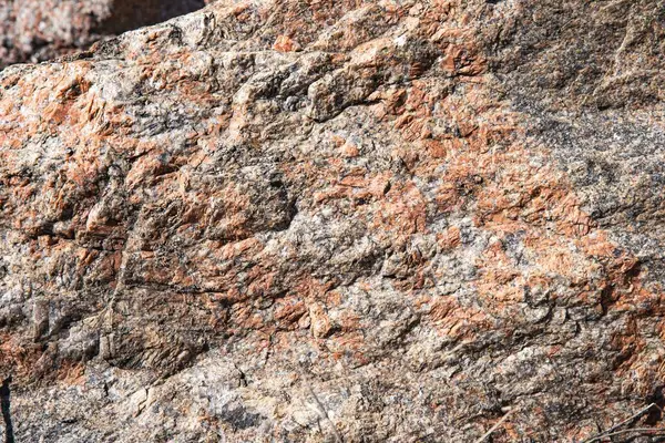 Sert granit kaya yüzey dokusu yakın çekim