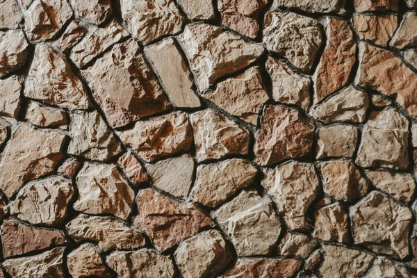 Fundo Textura Grunge Parede Pedra Perto Superfície Pedra Fragmento Uma — Fotografia de Stock