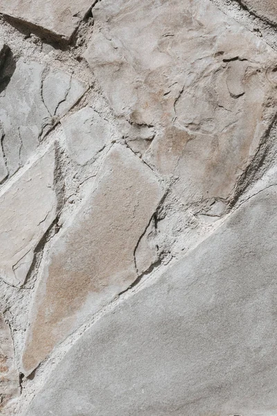 Λεπτομερές Μπεζ Φόντο Πέτρα Οζώδης Επιφάνεια Πέτρας Ένα Θραύσμα Από — Φωτογραφία Αρχείου