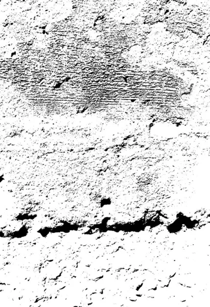 Grunge Vektortextur Alte Beschädigte Betonwand Nahaufnahme Körniger Abstrakter Hintergrund Für — Stockvektor